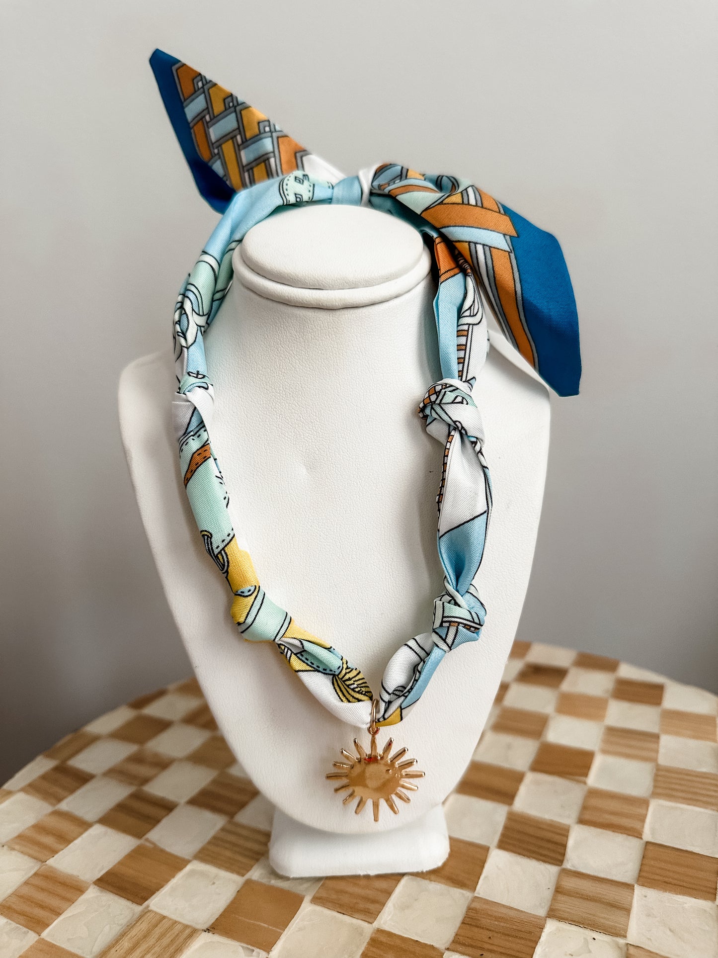 Sunshine Scarf Necklace