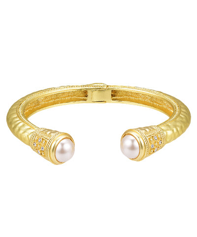 Gold Hinge Bangle