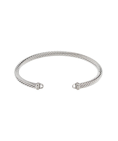 Silver Cable Cuff