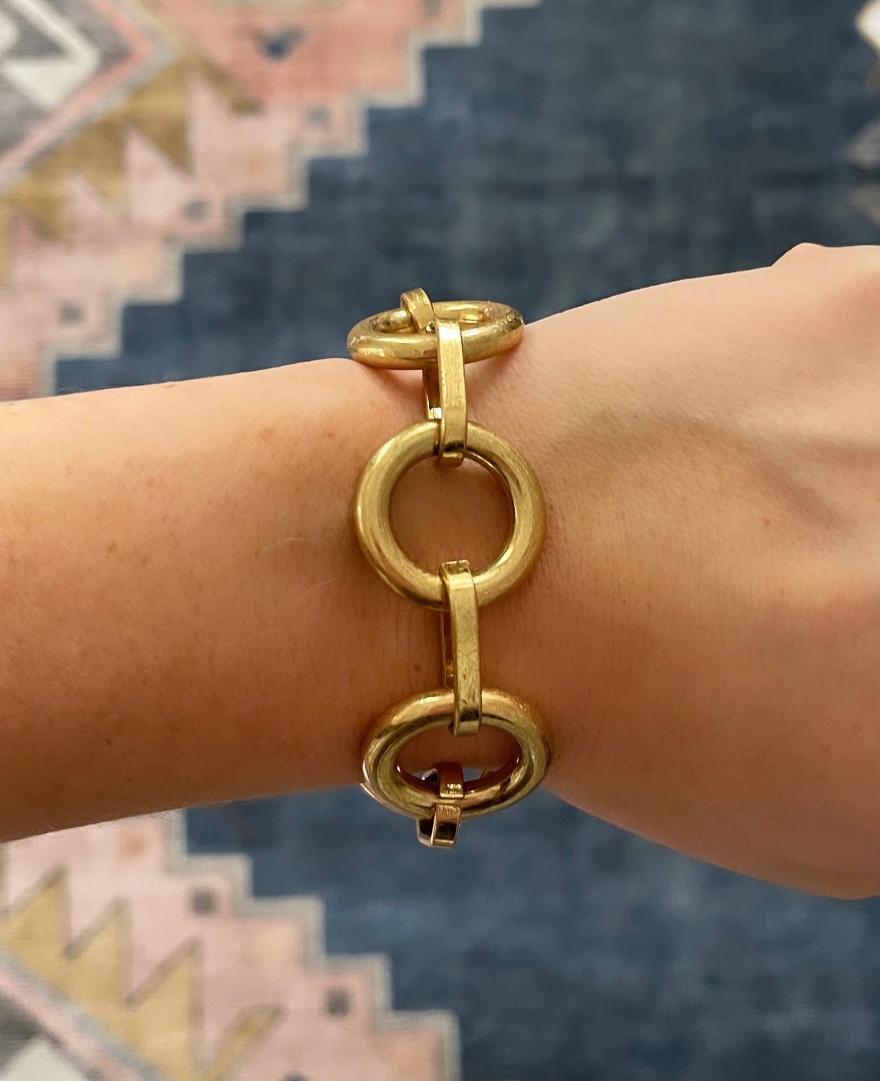 Circle Chain Link Bracelet