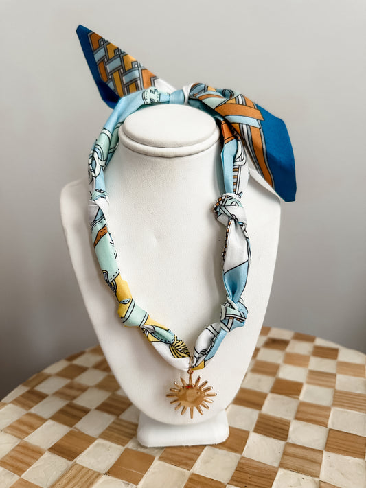 Sunshine Scarf Necklace