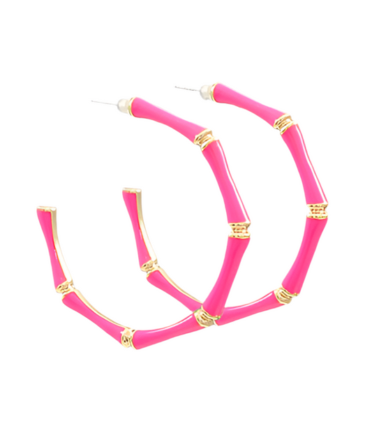 Seaside Bamboo Hoops