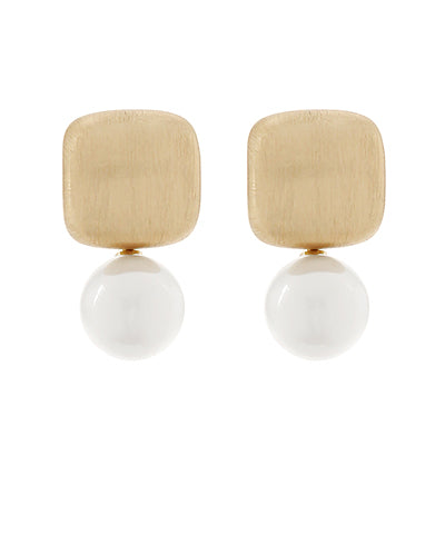 Brushed Gold- Belle Of The Ball Earrings