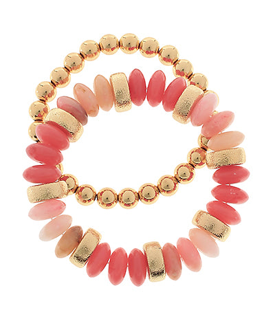 Stone colored Bracelets