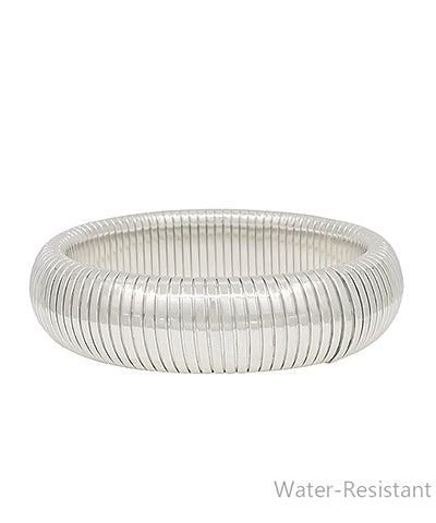 Shining Silver Bangle