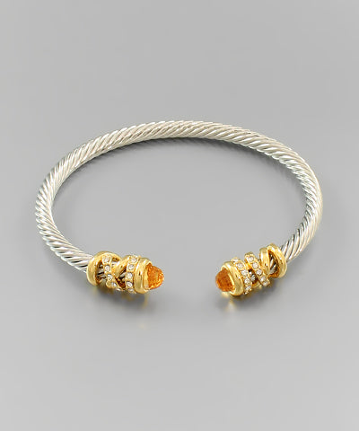 Citrine Cable Cuff